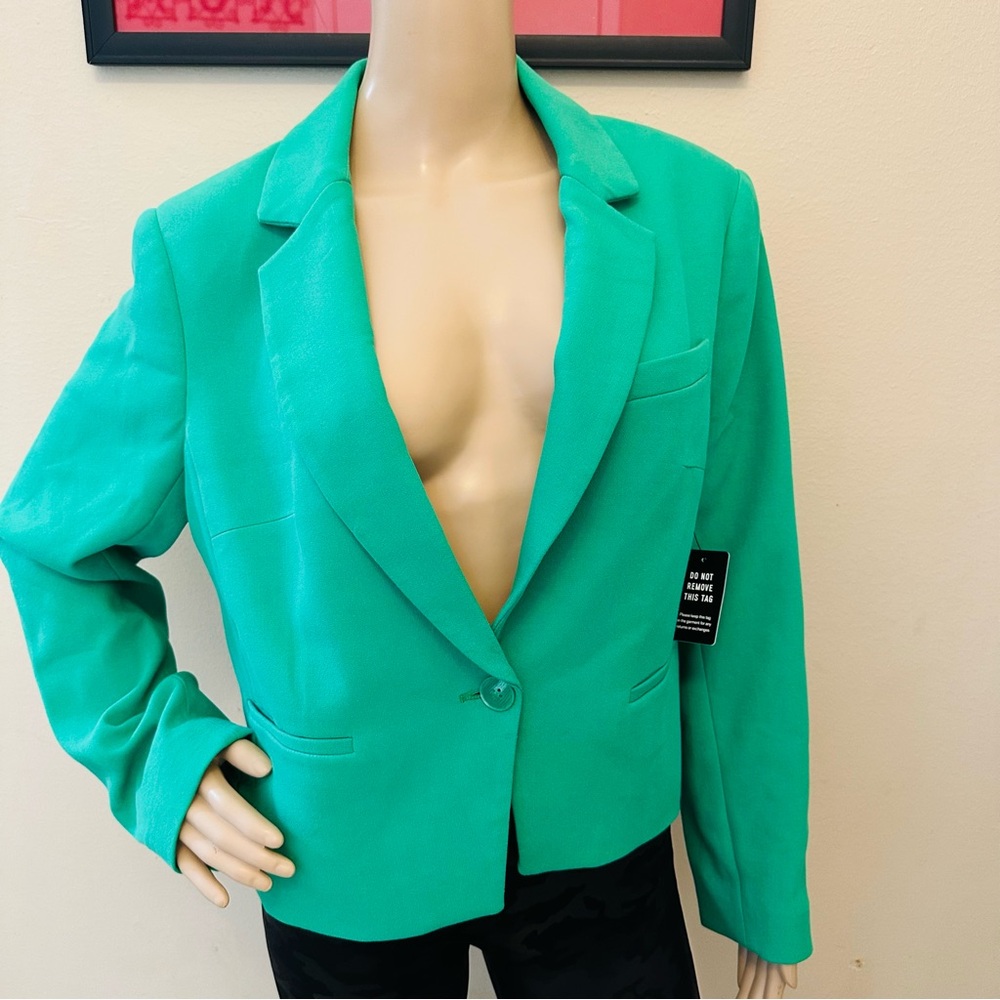 Express Vibrant Green Women's Blazer